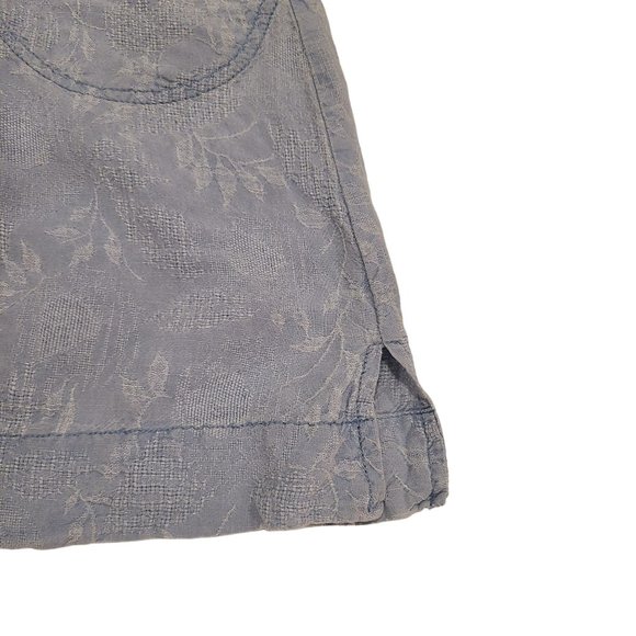 Maeve Chambray Linen Blend Mini Dress Women's Size XS - Picture 6 of 10